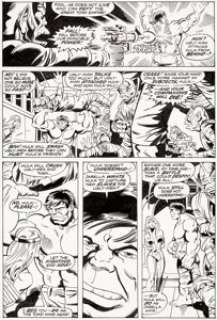 Herb Trimpe and Joe Staton Incredible Hulk #191 Page 11 Original Art (Marvel, 1975).... | Heritage