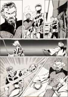 John Byrne and Terry Austin Marvel Preview #11 Star-Lord Story Page 45 Original Art (Marvel, 1977)....