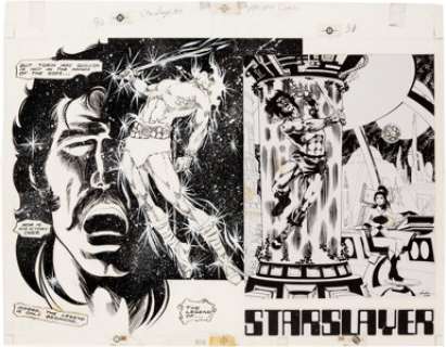 Mike Grell Starslayer #1 Complete 25-Page Story Original Art (Pacific, 1982). ... (Total: 21 Original Art)