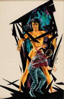 Edmund (Emsh) Emshwiller Infinity Science Fiction Cover Original Art (Royal Publications, 1958).... (Total: 2 Items) | Heritage