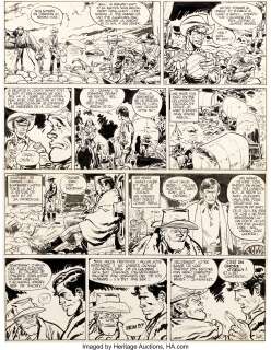 Jean Giraud Blueberry L’Aigle Solitaire Tome 3 Planche 16 (Dargaud, 1967).... | Heritage