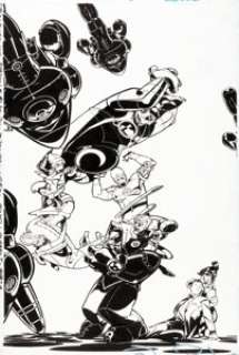 Duncan Rouleau Metal Men #6 Cover Original Art (DC, 2008)....