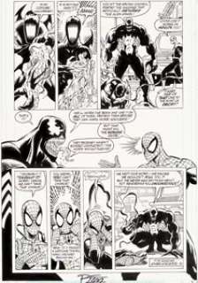 Ron Lim and Sam de la Rosa - Venom: Lethal Protector #5 Story Page 18 Original Art (Marvel, 1993).