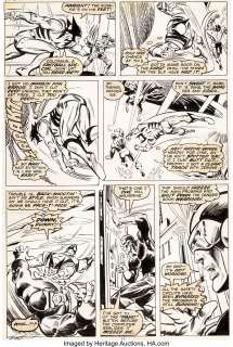 Tony DeZuniga - X-Men #110 Story Page 9 Original Art (Marvel, 1978).