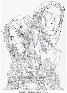 Michael Turner and Joe Weems - #1 Cover C Original Art (Top Cow, 1997).