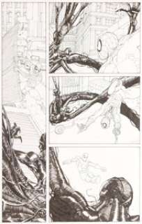 Mario Alberti - Spider-Man and the Fantastic Four #2 (de 4) Planche 38 (Marvel, 2010). Mario Alberti Spider-Man and the Fantastic Four #2 Story Page 38 Original Art (Marvel, 2010).