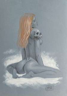 Giuseppe de Luca | Pin Up - G. De Luca - original artwork - Page volante - Exemplaire unique | Catawiki