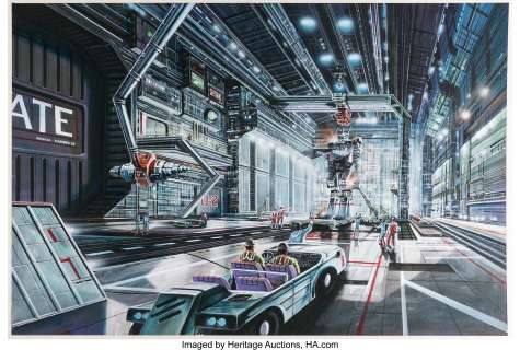 Shigeru Komatsuzaki - Illustration Peinture Originale (1979-1980). Shigeru Komatsuzaki