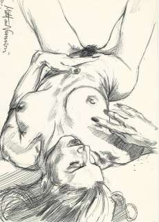 Matteo Nannini | Smokeland Press - Lonely - Page volante - Exemplaire unique | Catawiki