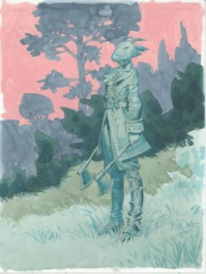 Jean-Baptiste Andreae | Illustration de Madame Brûle Pourpoint, la Cuisine des Ogres, Tome 2 | Galerie 9ème Art