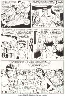 Jim Shooter, Curt Swan, and George Klein - Adventure Comics #368 Story Page 9 Original Art (DC, 1968). ...