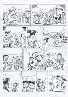 Krings, Jean-Marc | Krings, Jean-Marc - Planche originale - La Ribambelle T8 - La Ribambelle au Japon - (2012) | Catawiki