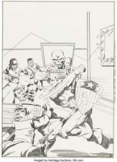 Byrne, John | John Byrne Captain America #255 Splash Page 1 Original Art (Marvel, 1981).... | Heritage