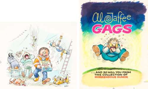 Jaffee, Al - Al Jaffee Al Jaffee Gags / Al Jaffee Gags Again Cover Original Art Group of 3 (Signet, 1974-1975).... (Total: 3 Original Art)
