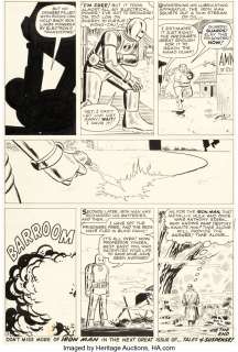 Heck, Don - Don Heck Tales of Suspense #39 Iron Man Story Page 13 Original Art (Marvel, 1963)....