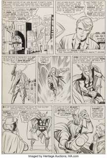Kirby, Jack | Jack Kirby and Chic Stone Journey Into Mystery #107 Thor Story Page 2 Original Art (Marvel, 1964).... | Heritage