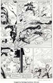 Bagley, Mark | Mark Bagley and Randy Emberlin The Amazing Spider-Man #362 Story Page 7 Venom Original Art (Marvel, 1992).... | Heritage