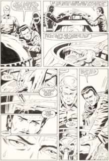 Trimpe, Herb - Herb Trimpe, Jon D‘Agostino, and Jack Abel G.I. Joe, A Real American Hero #4 Story Pages 21-22 Original Art (Marve... (Total: 2 Original Art)