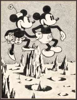 Wolverton, Basil | Basil Wolverton Mickey Mouse Sample Illustration Original Art (1936).... | Heritage