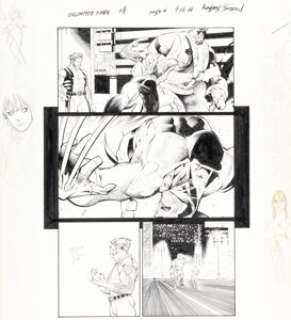 Foreman, Travel - Travel Foreman and Tim Townsend X-Men Unlimited #4 Story Page 6 Original Art (Marvel, 2004)....