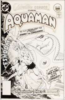 Aparo, Jim - Jim Aparo Adventure Comics #451 Aquaman Cover Original Art (DC, 1977)....