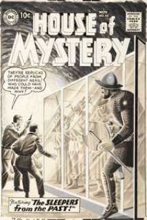 Dillin, Dick - Dick Dillin and Jack Adler House of Mystery #92 Cover Original Art (DC, 1959)....