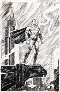 Anderson, Brent - Brent Anderson Action Comics #623 Cover Original Art (DC, 1988)....