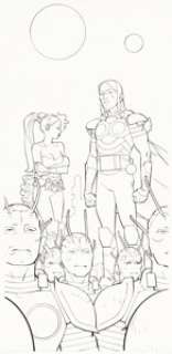 Walker, Cory - Cory Walker Invincible Trade Paperback Volume 17 Cover Original art (Image, 2013)....