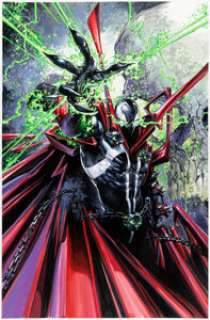Image Comics artist - Clayton Crain Spawn #301 Variant Cover Original Art (Image, 2019)....