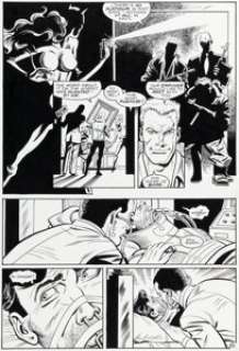 Aparo, Jim - Jim Aparo and Rick Burchett Batman #498 Story Page 12 Original Art (DC, 1993). ...