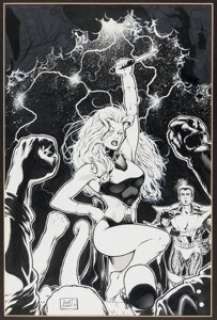 Hughes, Adam - Adam Hughes X-Men Classic #74 Cover Storm Original Art (Marvel, 1992)....