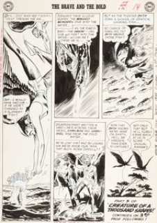 Kubert, Joe | Joe Kubert The Brave and the Bold #34 Hawkman Story Page 14 Original Art (DC, 1961). ... | Heritage