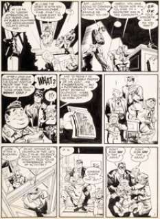 Eisner, Will | Will Eisner and Jerry Grandenetti The Spirit Story Page 2 Original Art dated 2-8-1948 (Register and Tribune Syndic... | Heritage