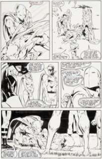 Ross, Dave - Dave Ross and Mike Gustovich Last Days of the Justice Society Special #1 Story Page 15 Original Art (DC, 1986)....