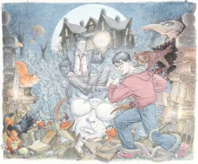 Michael Kaluta - Books of Magic Illustration Original Art (2014)....