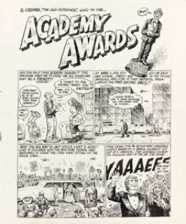 Robert Crumb Premiere Magazine Vol. 4, #8, April 1991, Complete 4-Page Story Original Art (News Corporation, 1991).