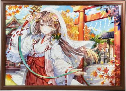 Momoko Color Reproduction Illustration "Autumn Woman" | Mandarake (Big Web)