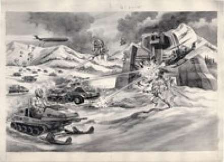 Masami Watanabe’s Hand-Drawn Illustration "G.I. Joe" | Mandarake (Big Web)