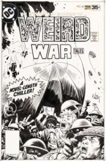 Joe Kubert - Weird War Tales #60 Cover Original Art (DC, 1978).