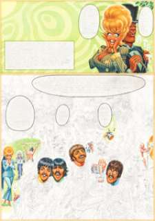 Harvey Kurtzman and Will Elder - Playboy "Little Annie Fanny" Beatles Parody Unpublished Complete 4-Page Story Original Art (HMH, 1968). (Total: 4 Original Art)