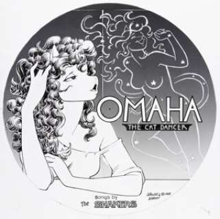 Reed Waller - Omaha the Cat Dancer Picture Disc Illustrations Original Art and Production Prints Group of 4 (Ordinary Records/Reed Waller, 1989). (Total: 4 Items)