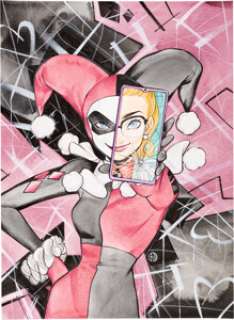 Peach Momoko - Batman: The Adventures Continue #2 Variant Cover Original Art (DC, 2020).