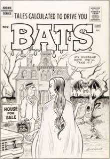 Orlando Busino Tales Calculated to Drive You Bats #1 Cover Original Art (Archie, 1961). | Heritage