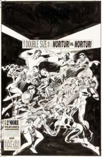 Brent Anderson Strikeforce: Morituri #13 Cover Original Art (Marvel, 1987).