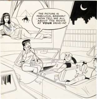 Bob White Laugh Comics #151 Cover Original Art (Archie, 1963).