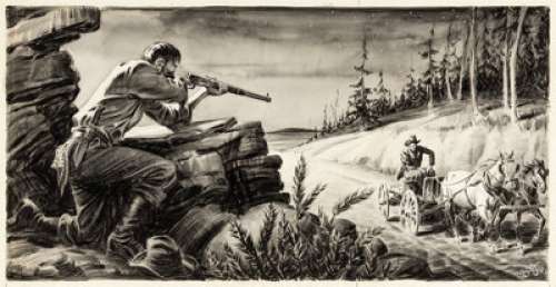 Alex Raymond Another Man’s Poison Illustration Original Art (The Elks Magazine, 1937). | Heritage