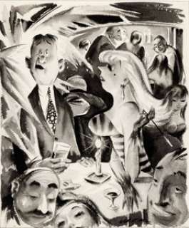 Jack Cole "I Could Swear I Smell Burning Rubber" Original Playboy Cartoon Art (ca. 1954). | Heritage