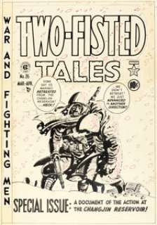 Harvey Kurtzman Two-Fisted Tales #26 Cover Original Art (EC, 1952).