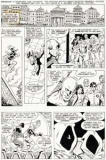 George Pérez and Romeo Tanghal The New Teen Titans #2 Deathstroke First Appearance Issue Story Page 20 Original Art (DC, 1980).