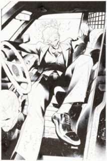 Simone Di Meo The Joker: The Man Who Stopped Laughing #5 Variant Cover Original Art (DC, 2023).